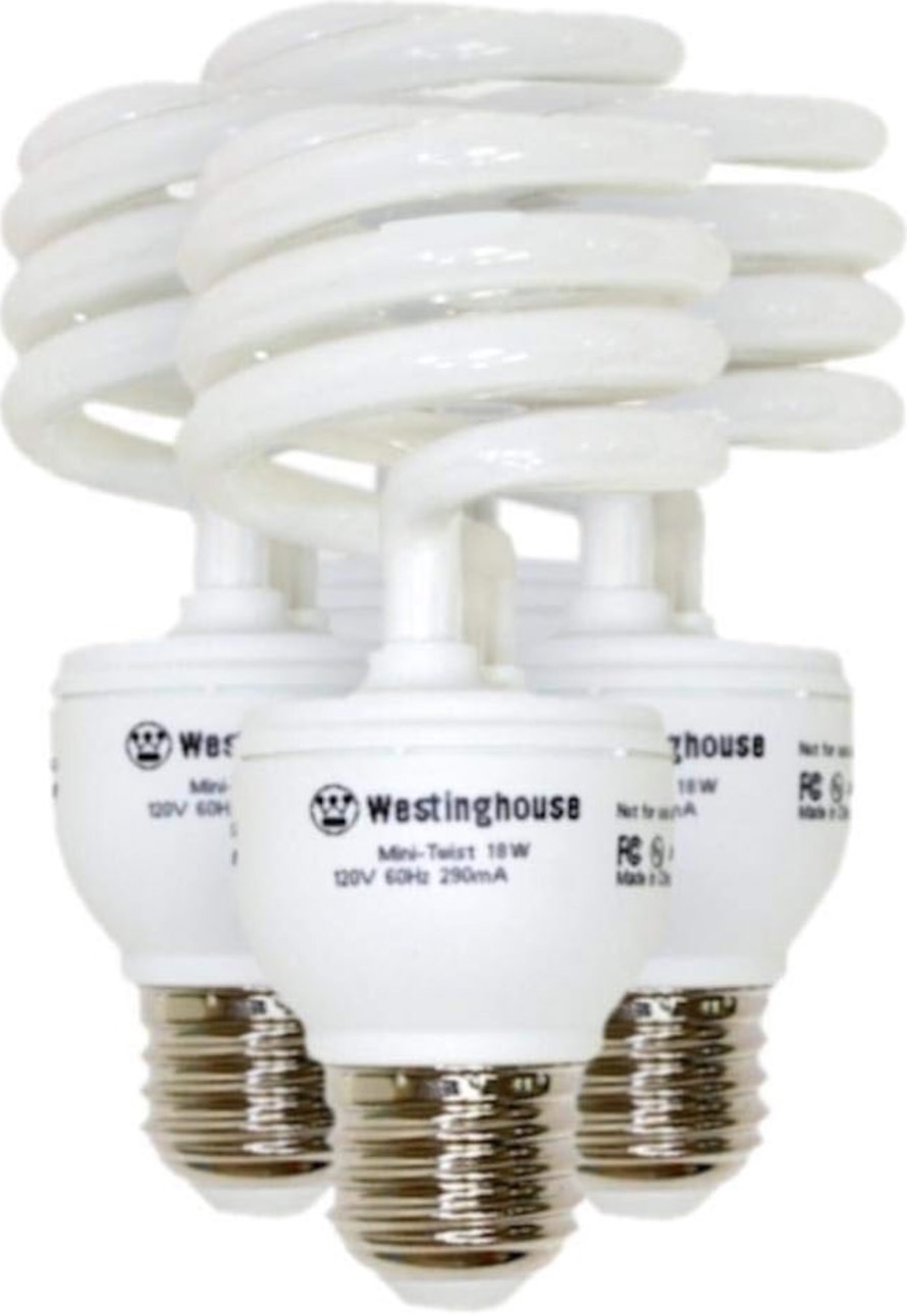 Westinghouse 37952 - 18MINITWIST/35/4PK Twist Medium Screw Base Compact Fluorescent Light Bulb