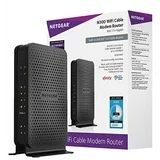 NETGEAR N300 (8x4) WiFi Cable Modem Router Combo C3000, DOCSIS 3.0 | Certified for Xfinity by Comcast, Spectrum, COX & more (C3000)