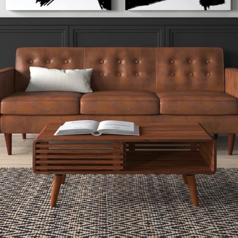 Bria 4 Legs Coffee Table with Storage