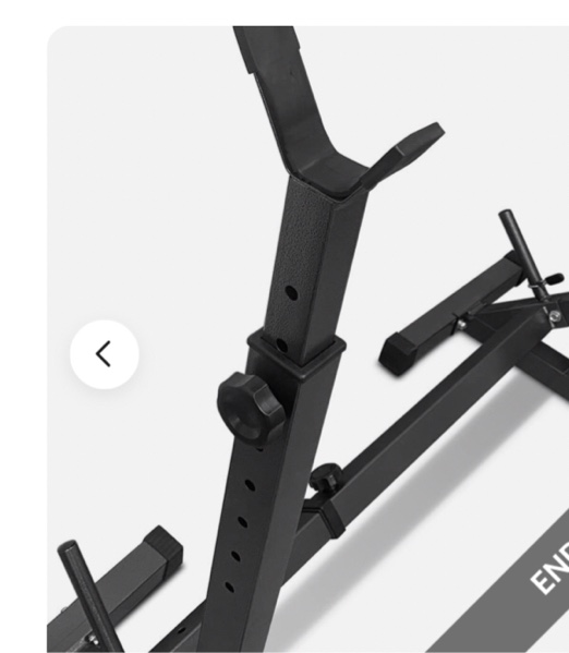 Exercise Workout Rack for Barbell and Dumbbell Fitness Weights Barbell Bench Pre ( imcomplete))