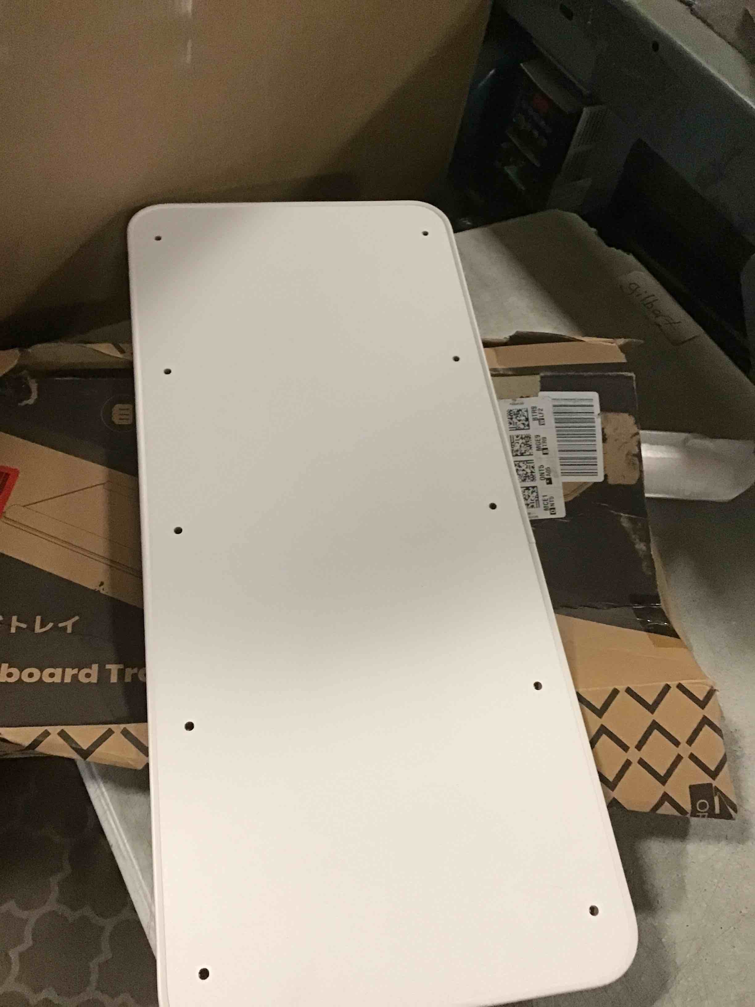 Hagibis Keyboard Wrist Rest Pad Support with Desktop Partition Storage Case, Ergonomic Soft Memory Foam, Anti-Slip Rubber Base for Computer Keyboard, Laptop, Office, Home (White)