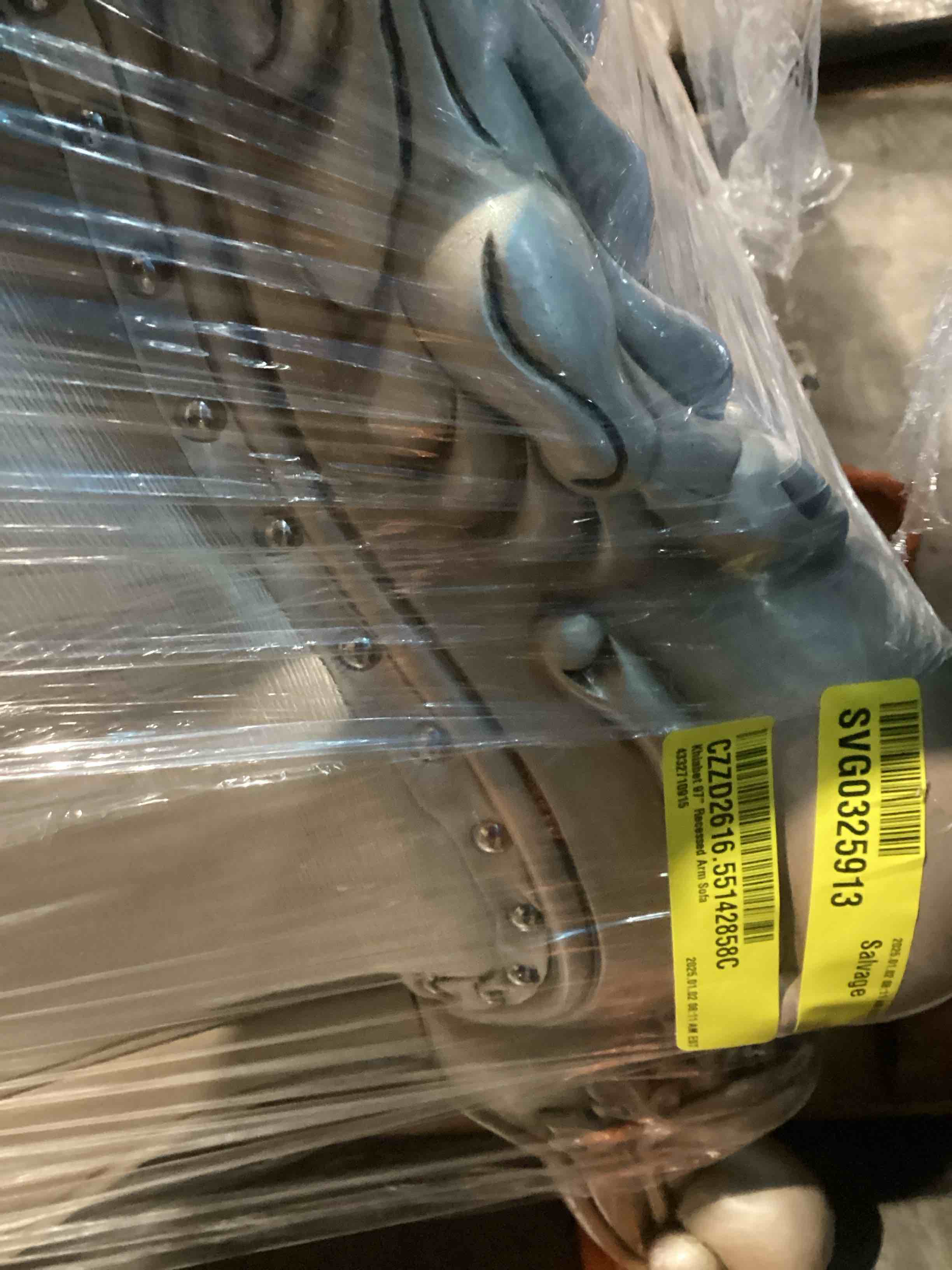 Khiabed 97” recesed arm sofa