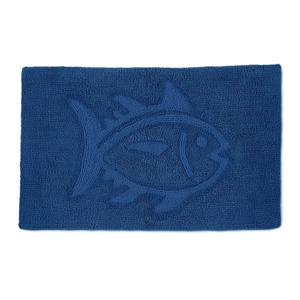 Southern Tide Skipjack Reversible Cotton Bath Rug 