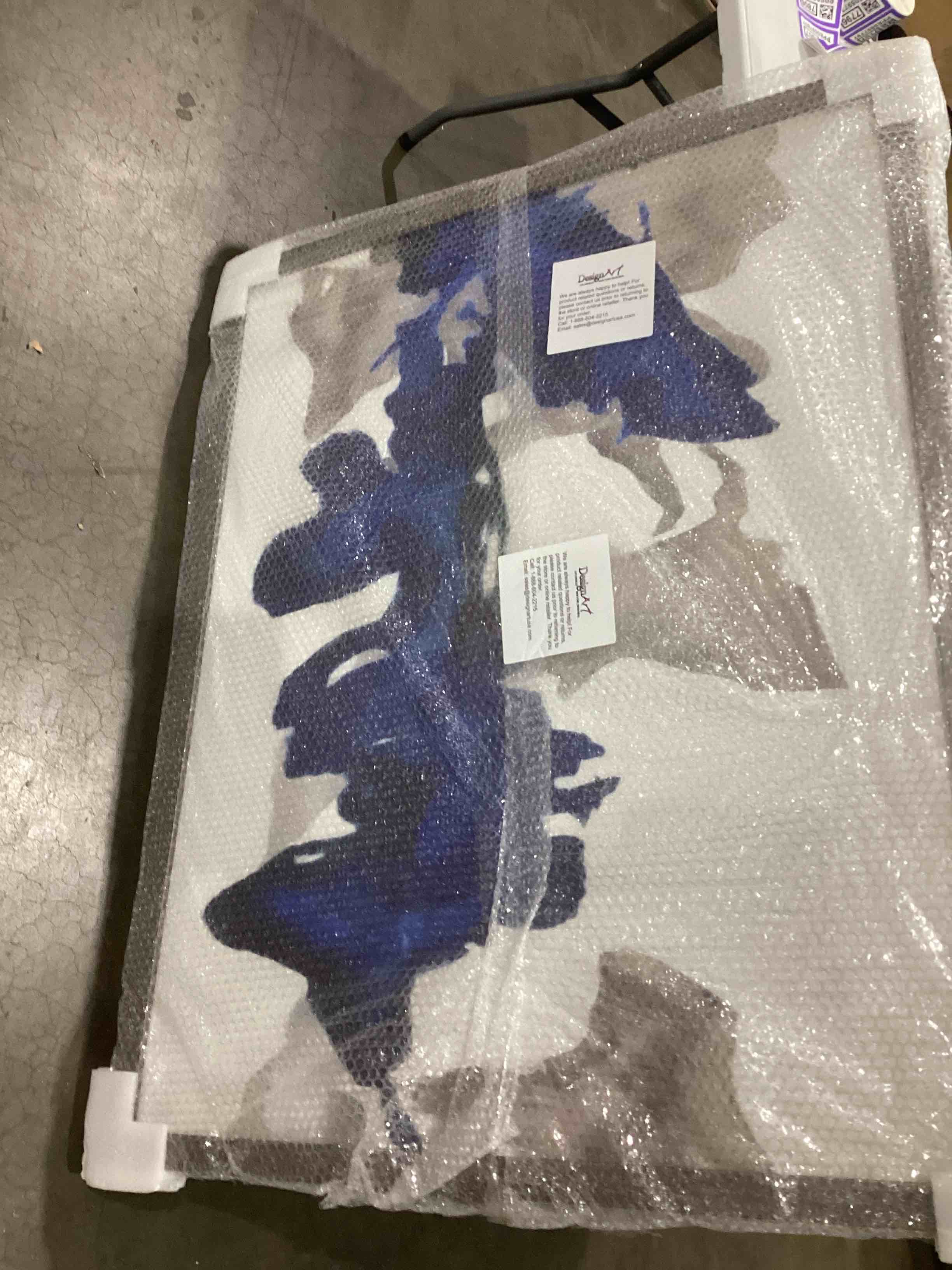 painting on a canvas