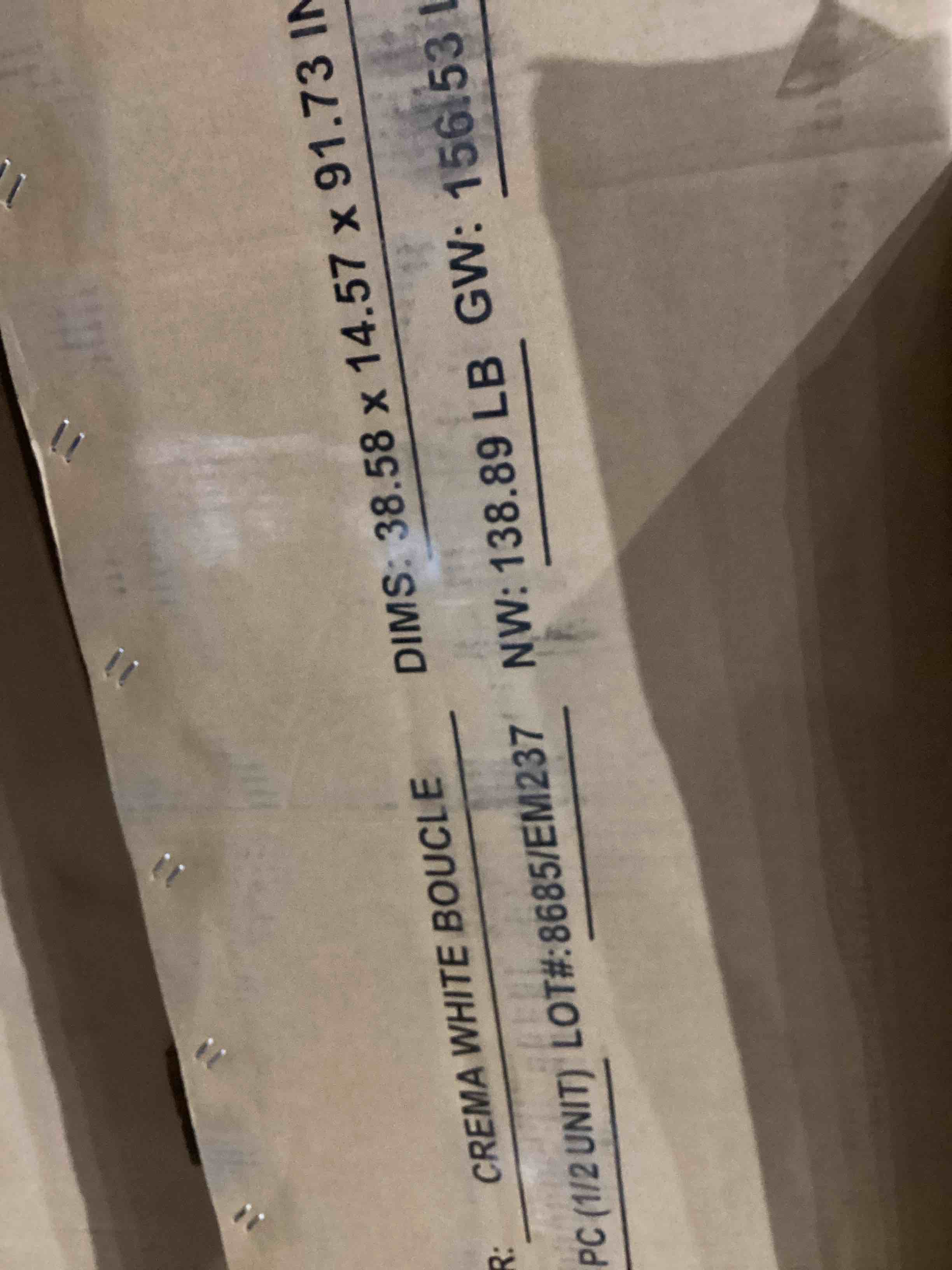 1 pc (1/2) unit headboard 