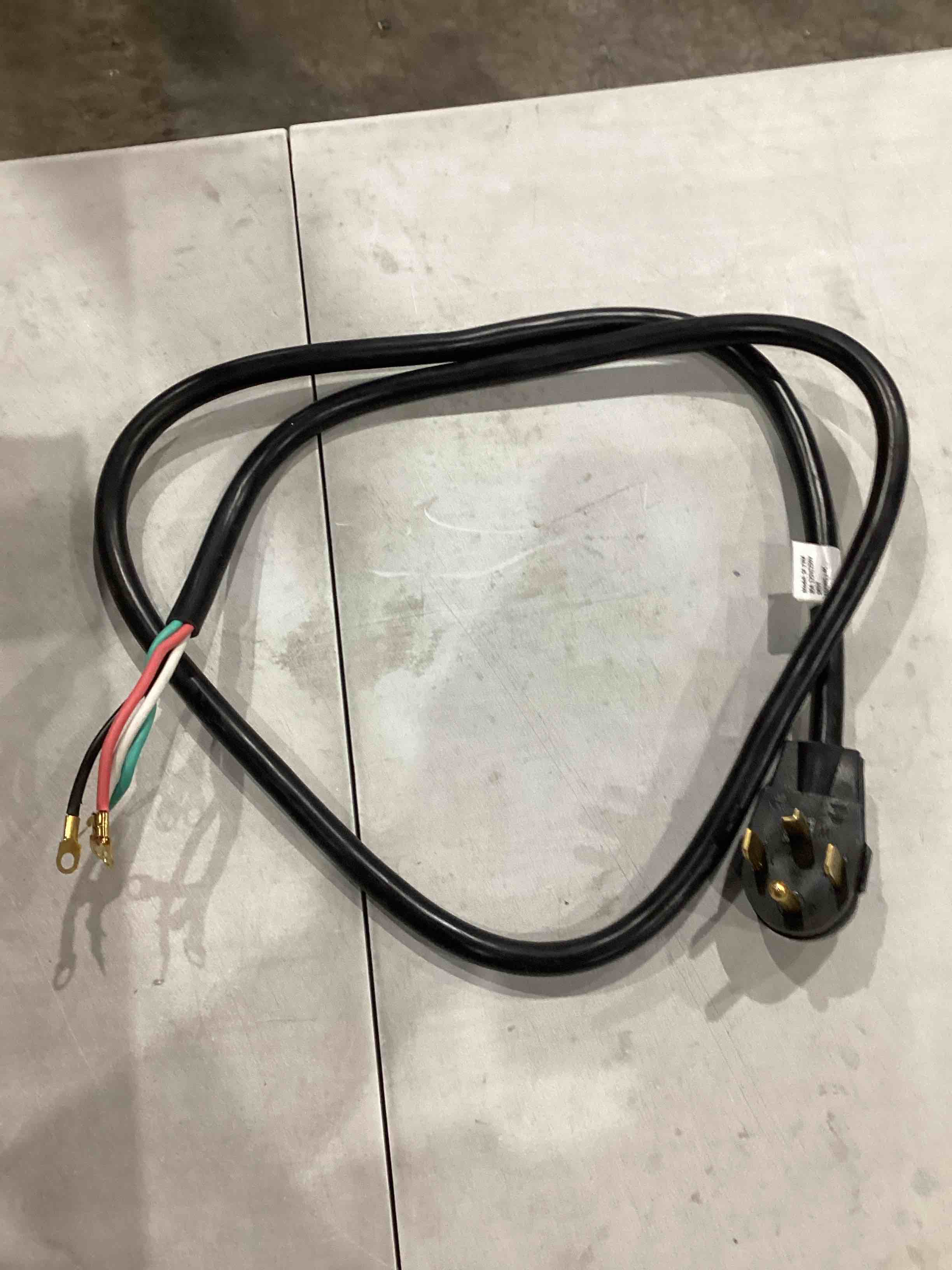 Prime RD100406L 3-Pole 4-Wire SRDT 30A 125/250-Dryer Cord Volt, Black, 6-Feet