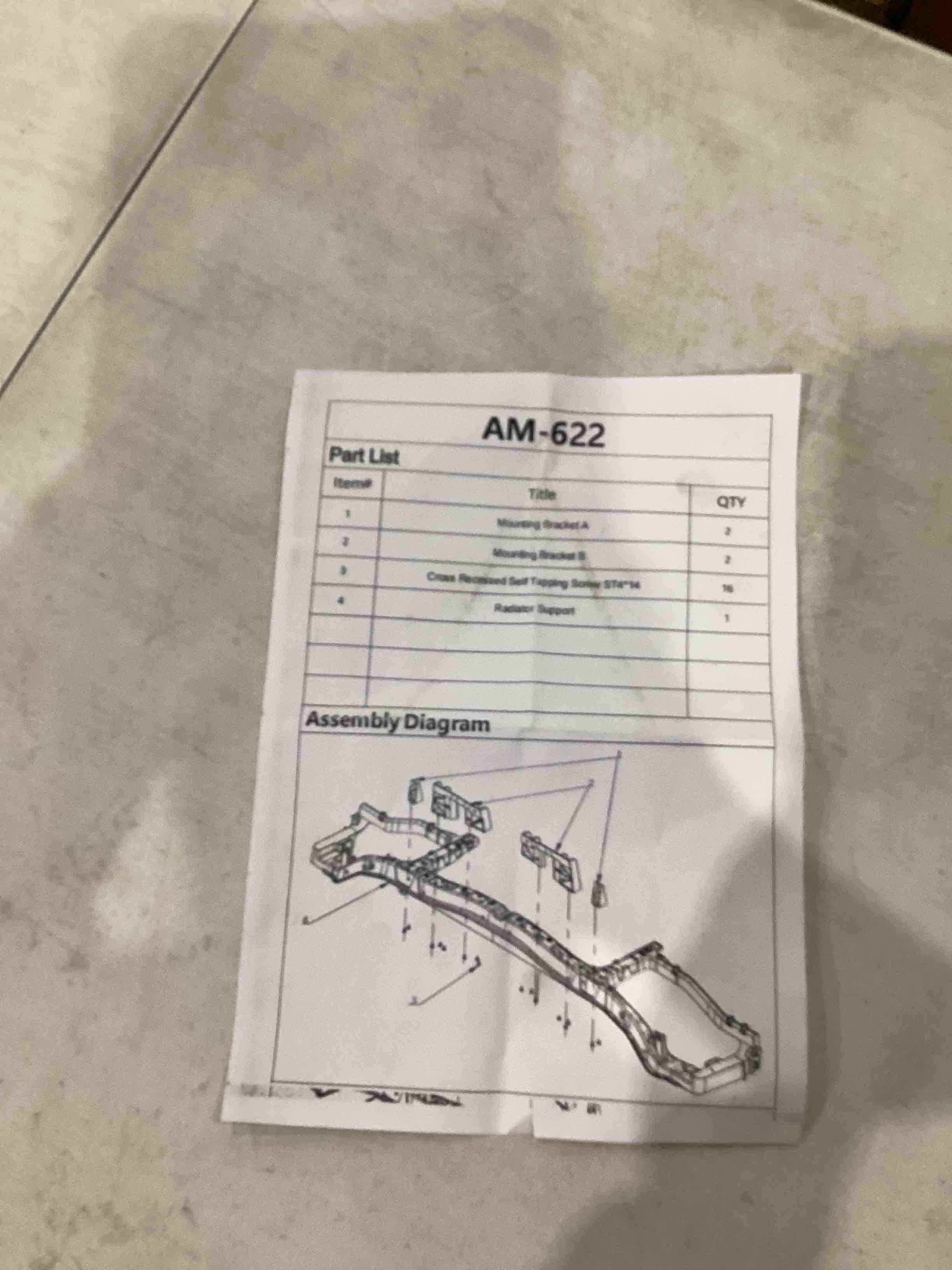 Ford NB3Z-5005-K FRAME ASY am622