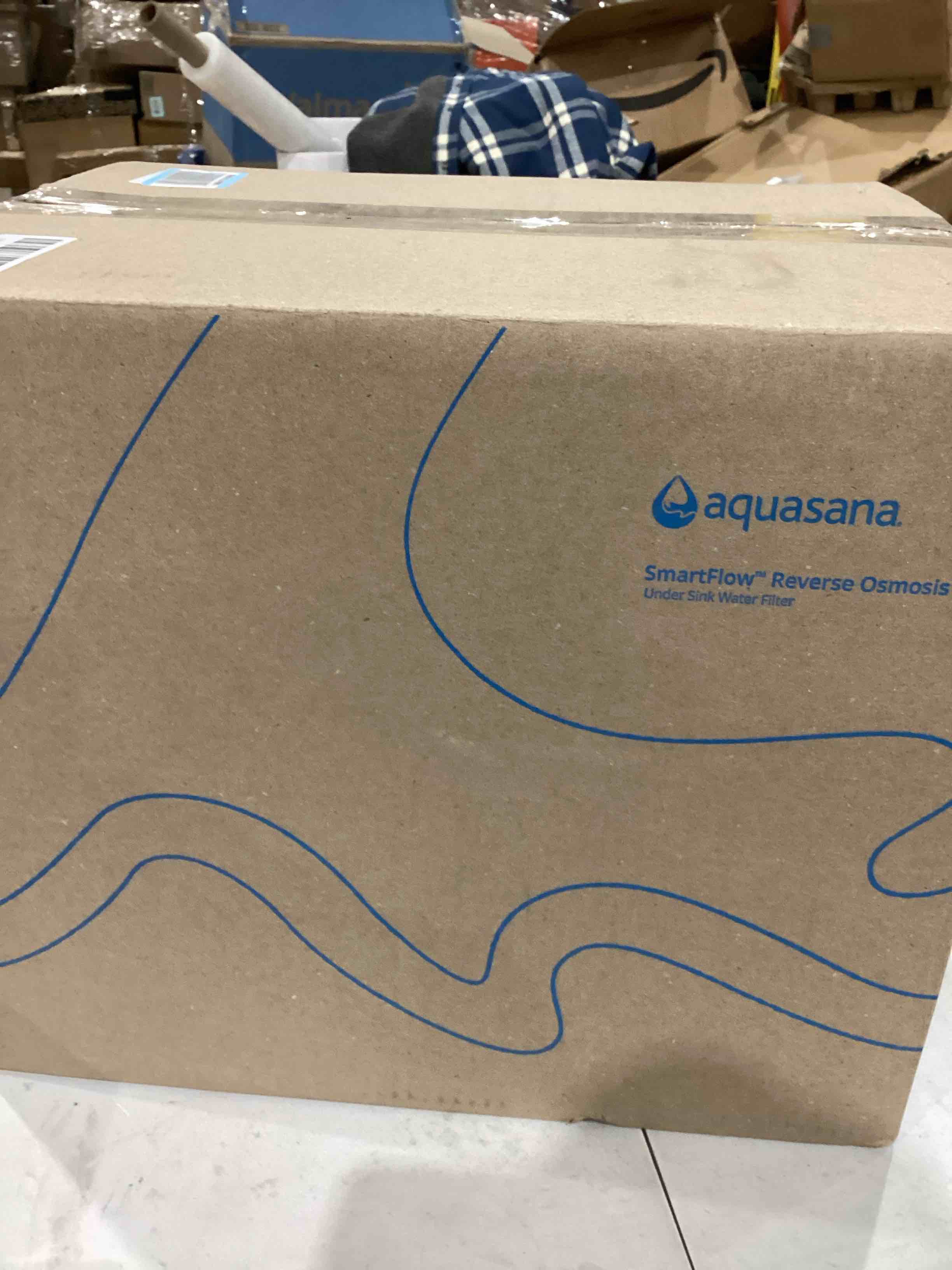 Aquasana SmartFlowTM Reverse Osmosis Water Filter System - High-Efficiency Under Counter RO Removes up to 99.99% of 90 Contaminants, Including Fluoride, Arsenic, Chlorine, and Lead - Chrome Faucet