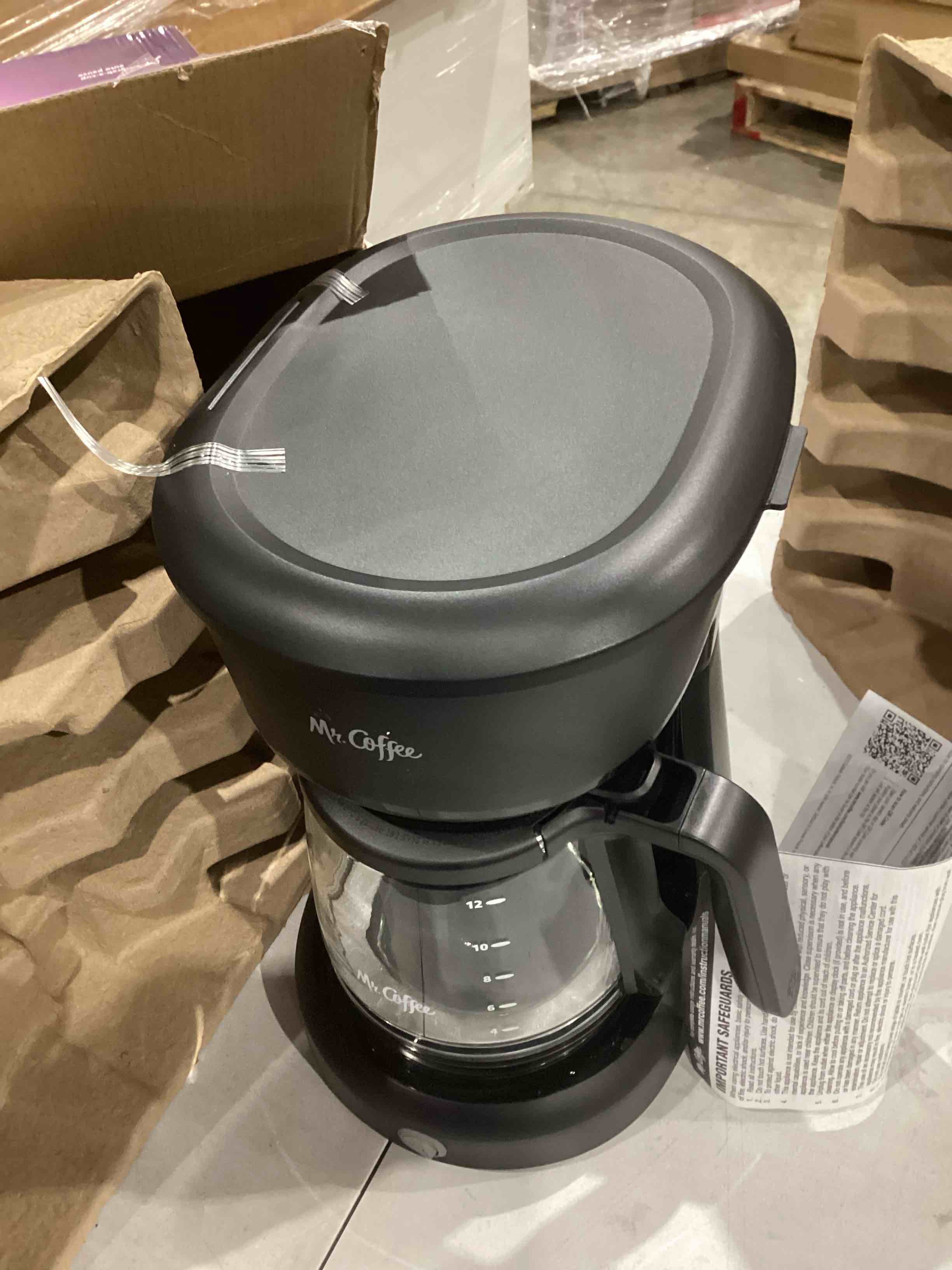 Mr. Coffee 12-Cup Switch Coffee Maker  Black