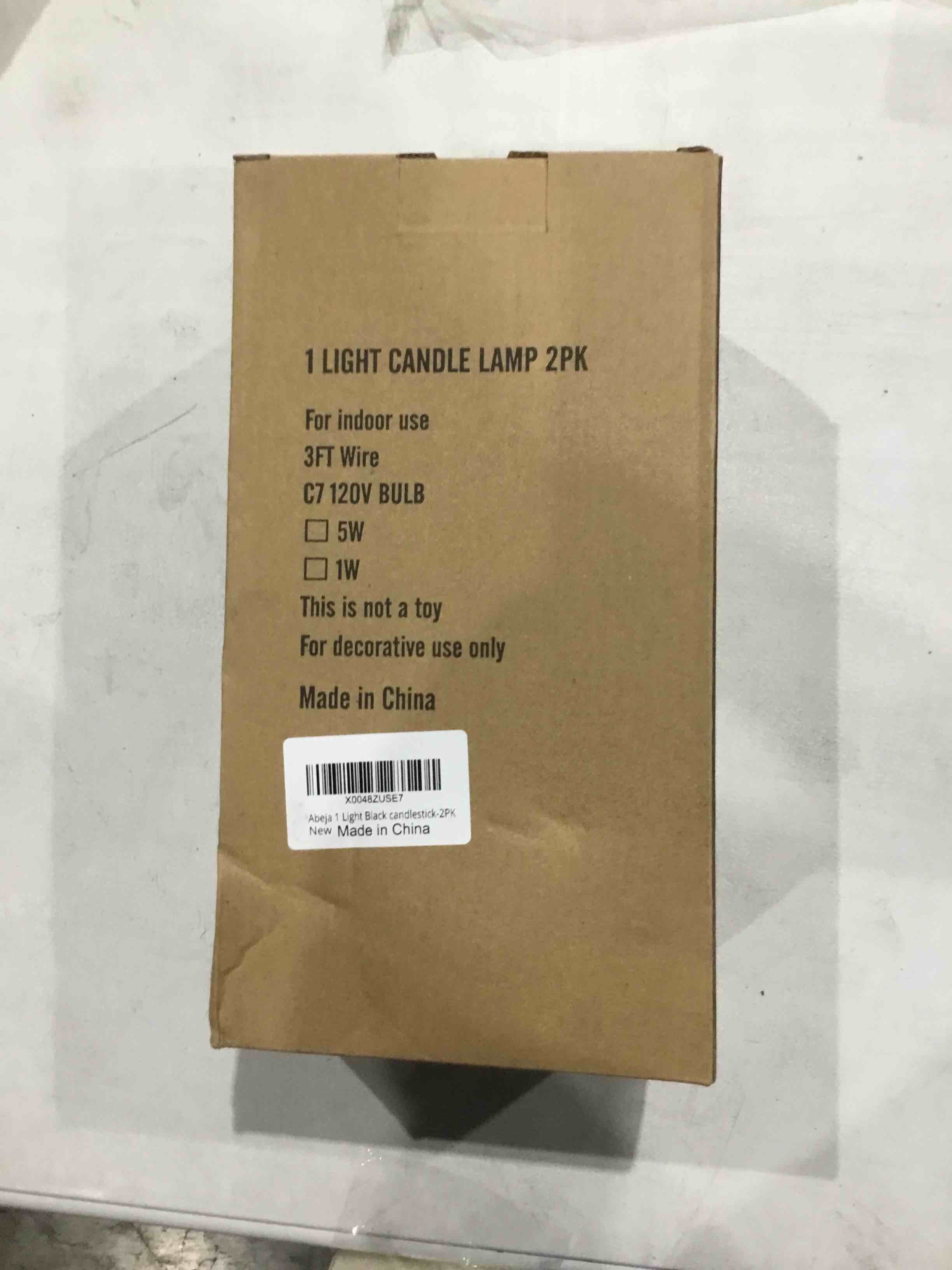 2 Pack Halloween Black Electric Window Candles, Flicker Flame Black Candle Lamp with 4 C18 Orange Flame Bulbs(2 Spare), Plug in Flickering Taper Candle for Party Halloween Indoor Decoration C18 orange Flame candle-2PK