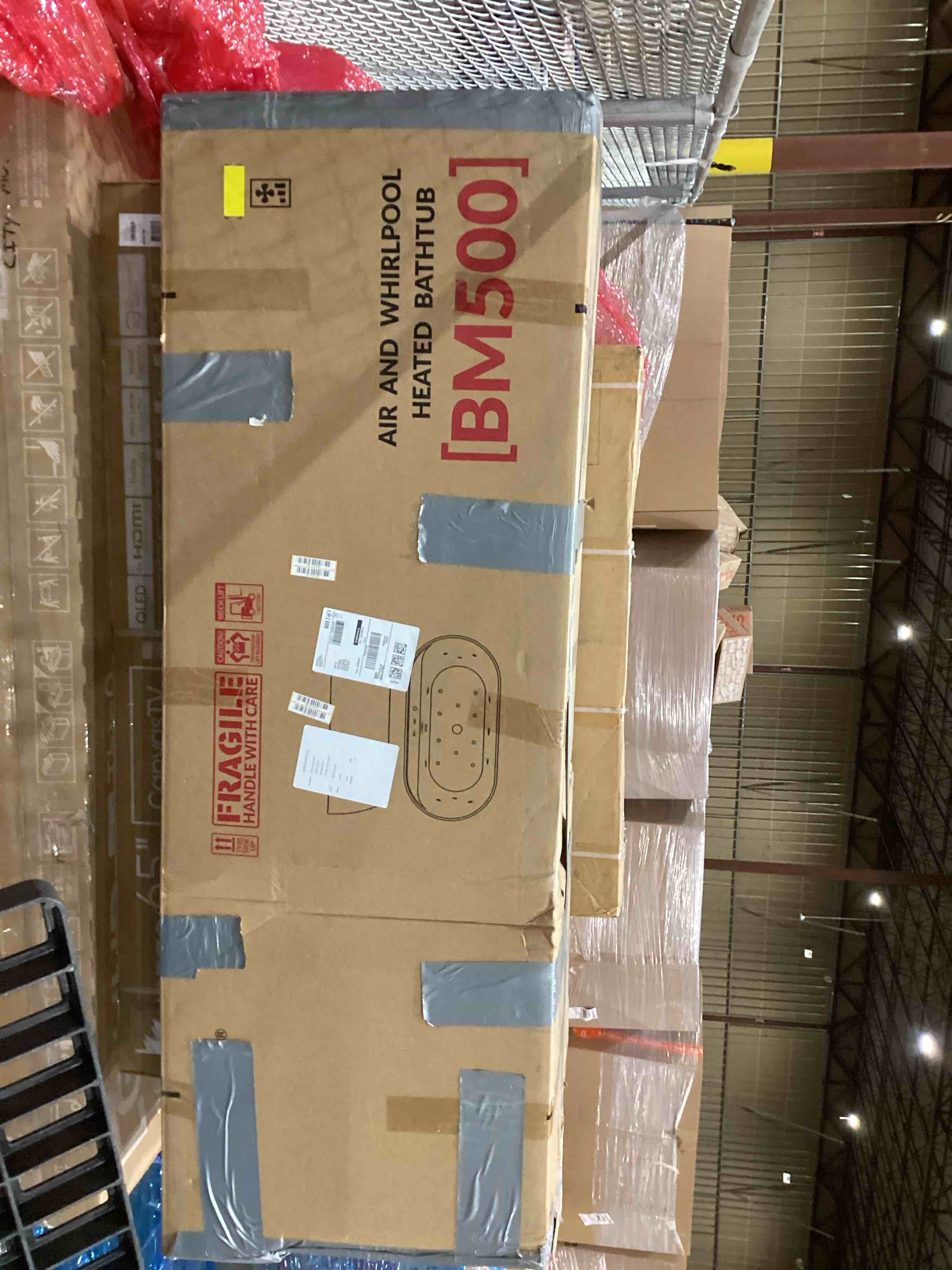 air and whirlpool heated bathtub BM500