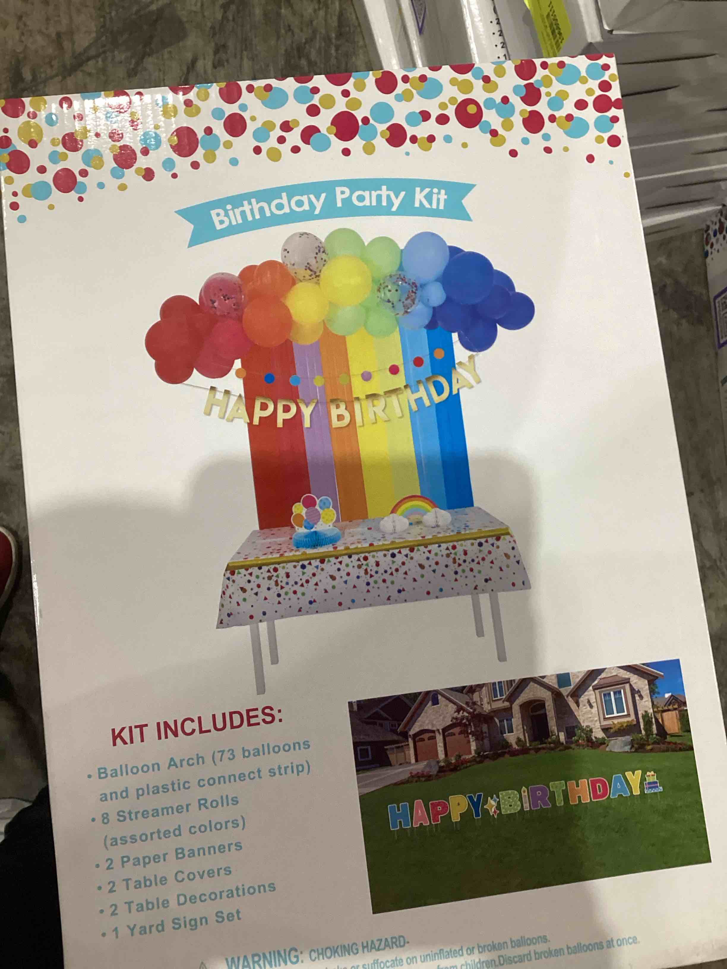 birthday party kit