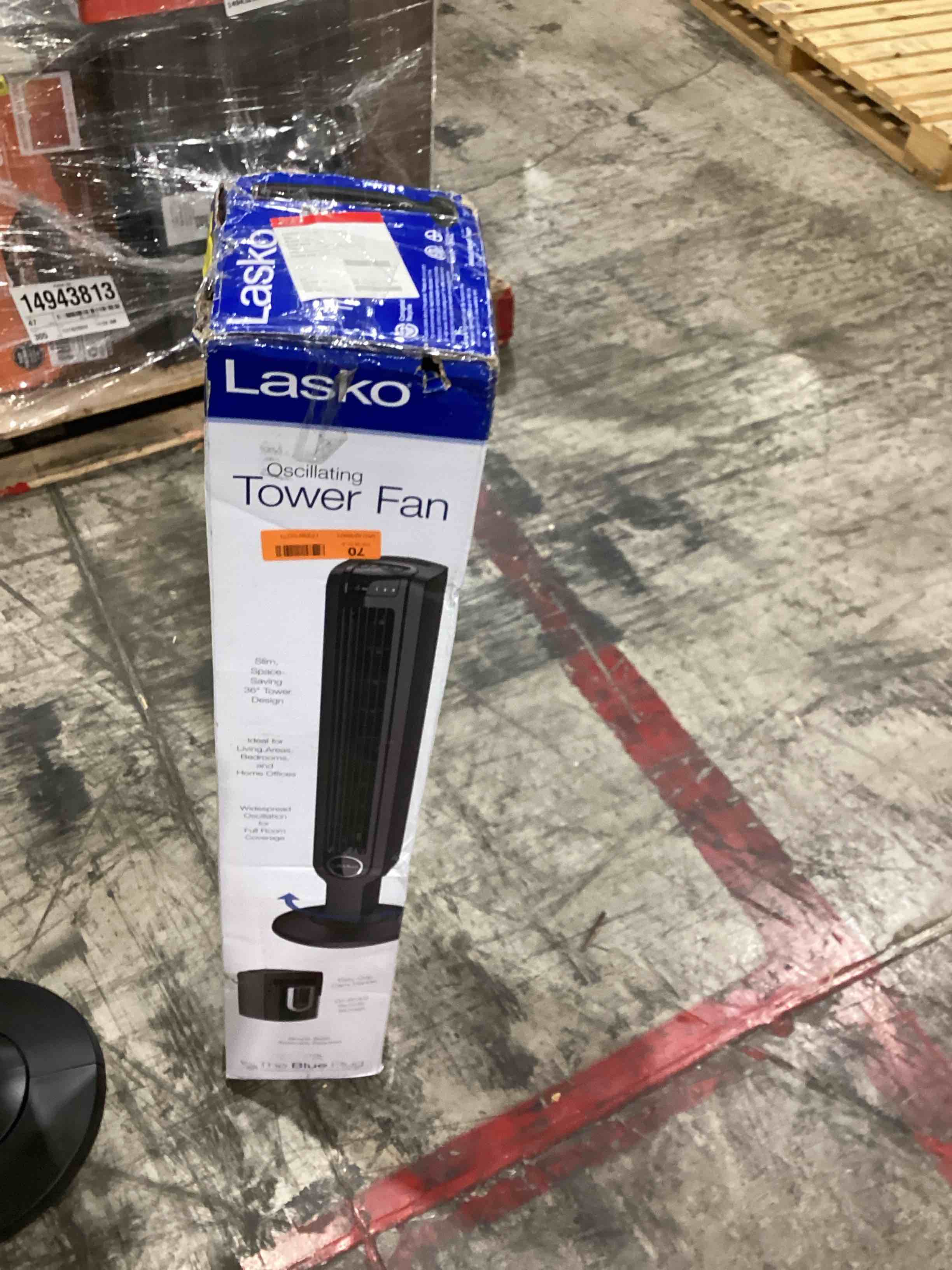 oscillating tower fan