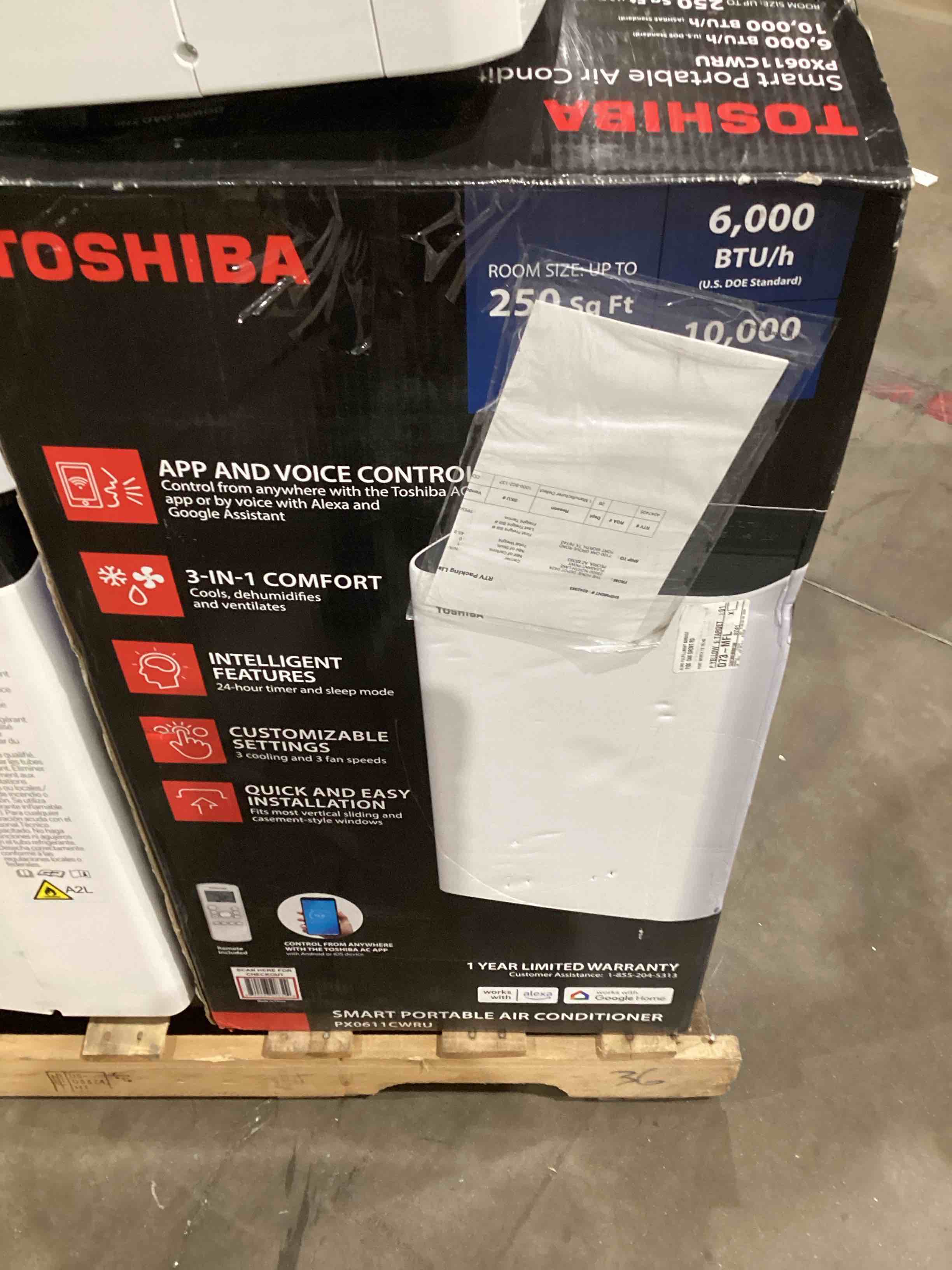 Toshiba smart portable air conditioner 
