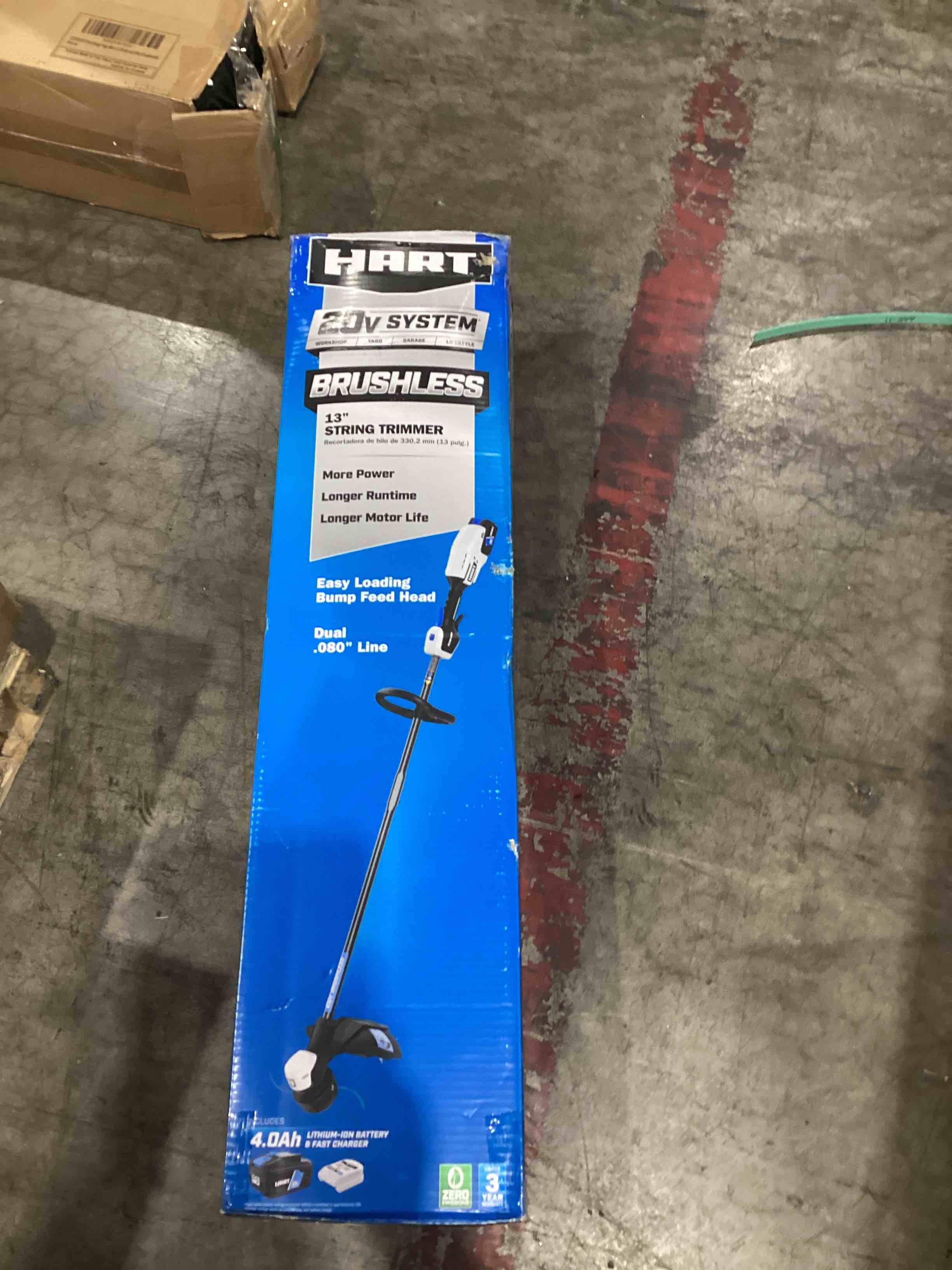 hart 20v system brushless 13 string trimmer 