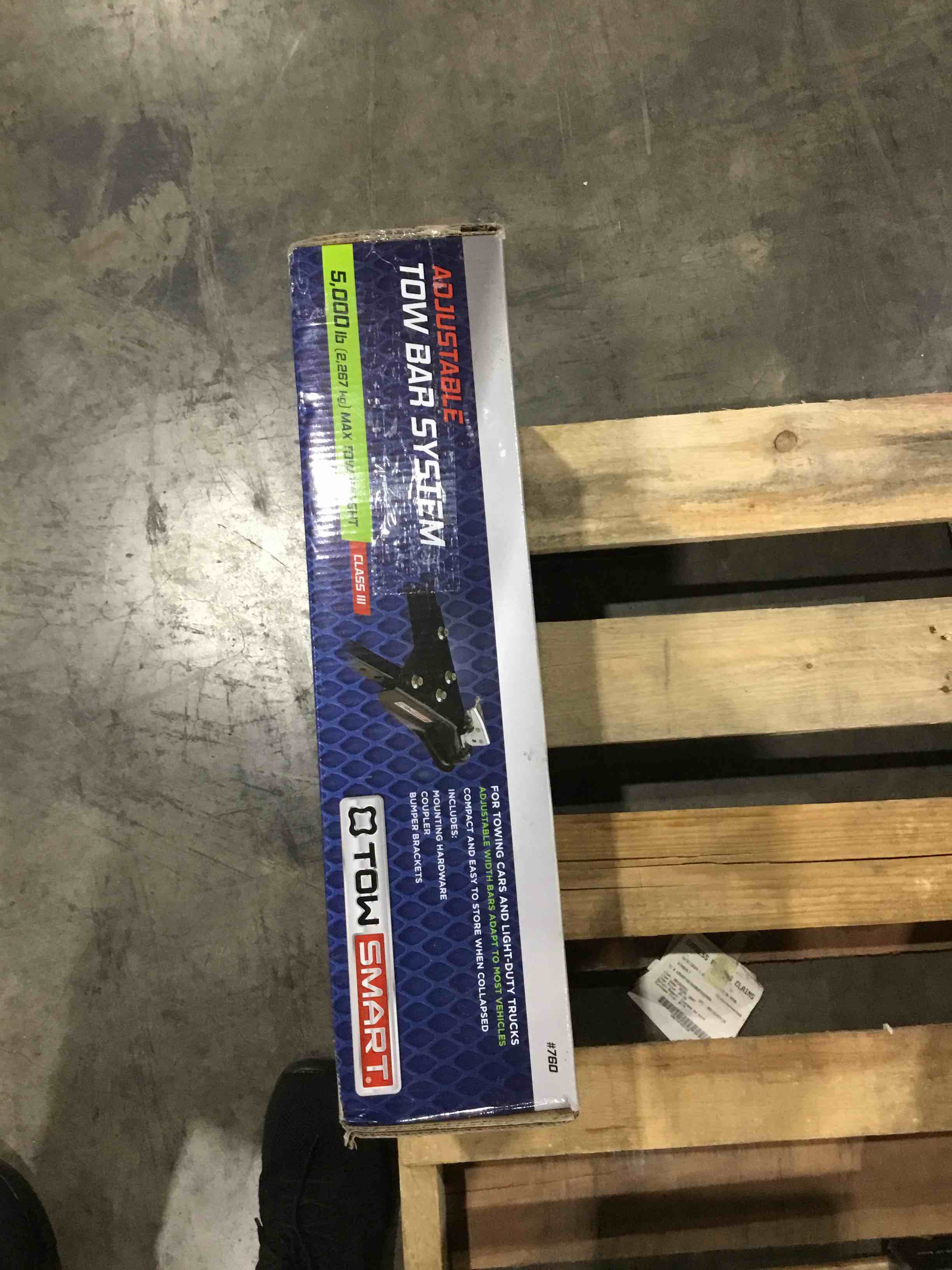 adjust tow bar system 500 lb(2,267kg)Max Tow weight