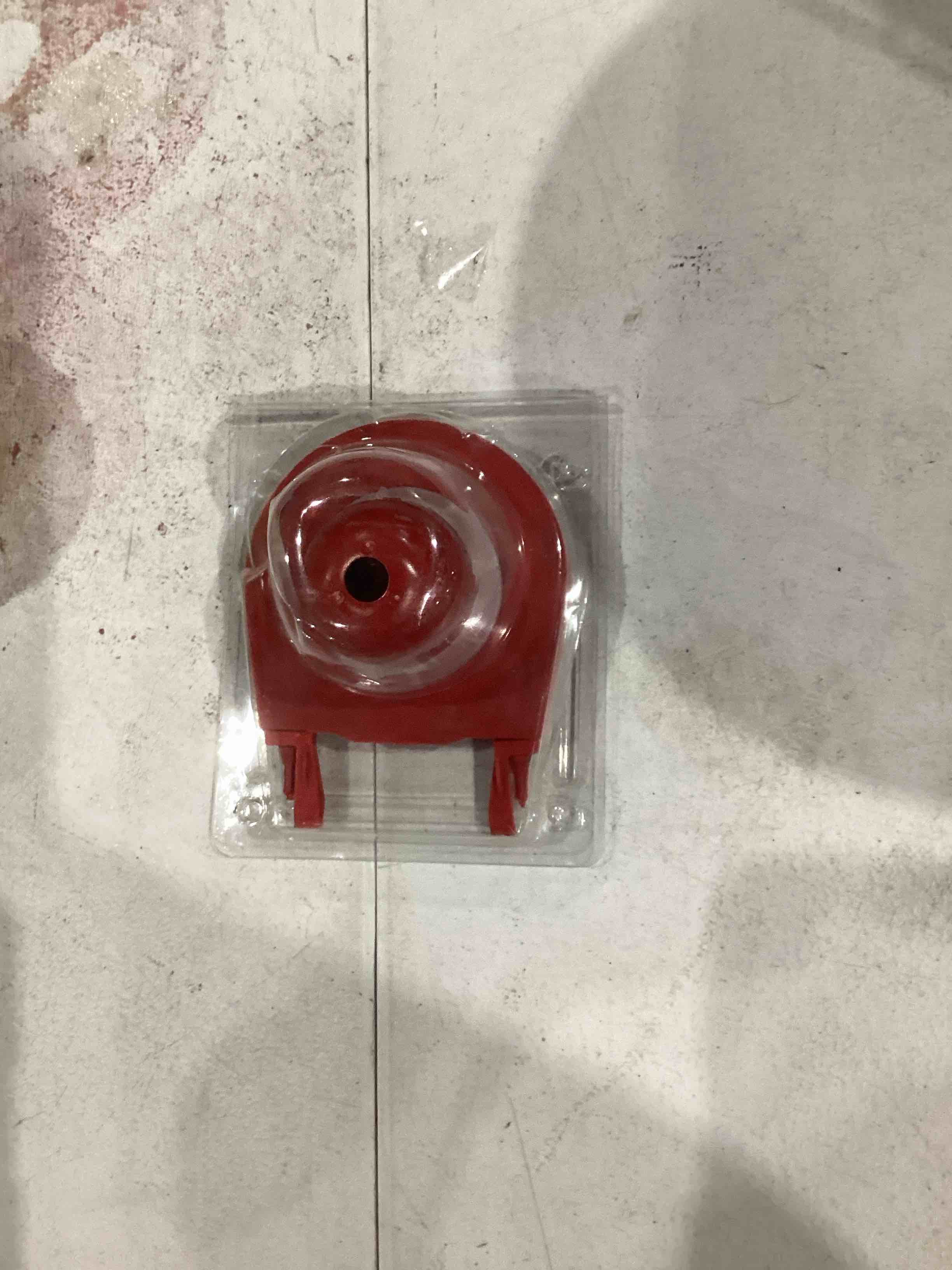 uxcell Toilet Stopper Flapper, 2pcs Universal Toilet Flapper Replacement Fit 3" Flush Valve Toilet Leaking Flapper (Red, 4.92"x3.86")