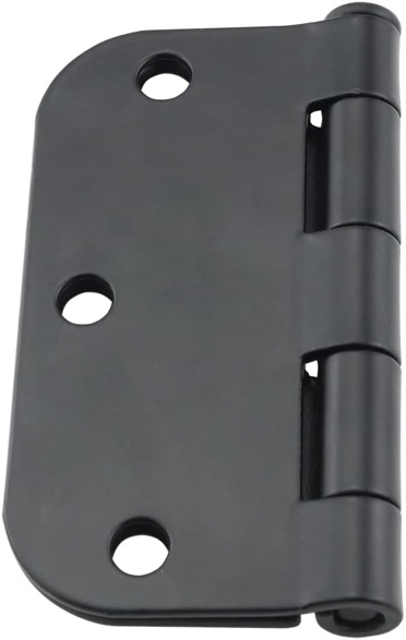  Door and Window Hinges Self-Closing Door Hing, Gloss Black