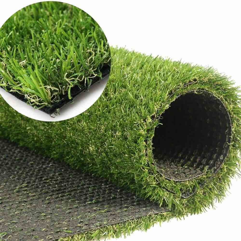 OVYEOFR 3.3' x 33' Artificial Grass Turf Thick Lawn Carpet for Indoor Outdoor Garden Landscape