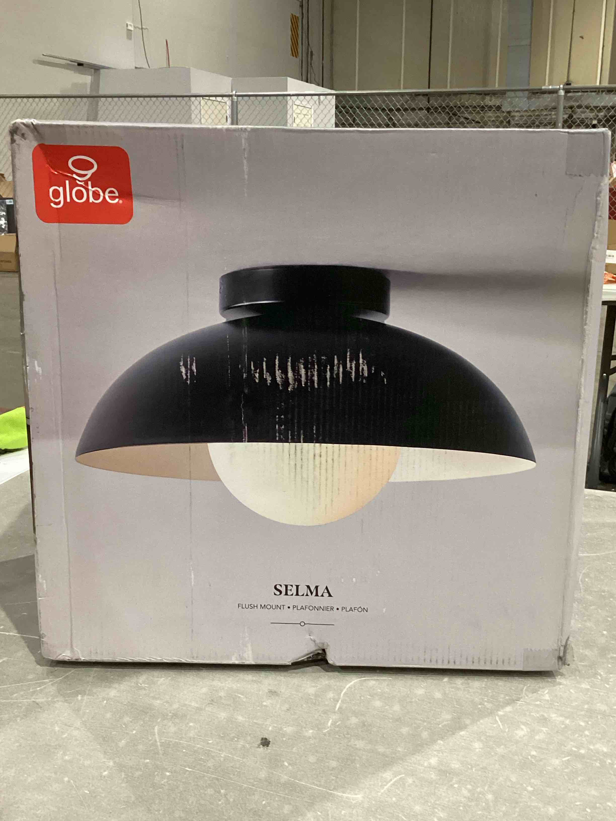 globe Selma flush mount plafonnier plafon 