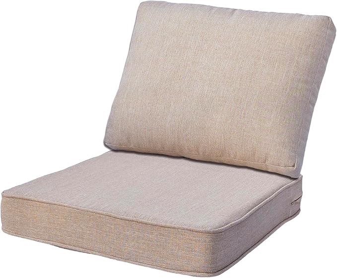 ( incomplete) Outdoor Seat/Back Deep Chair Cushion Set for Patio