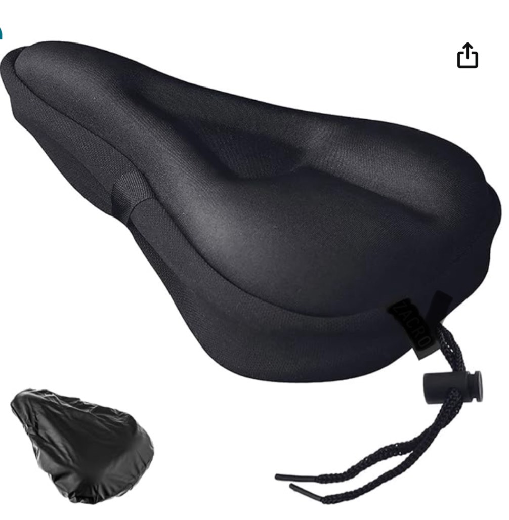 SGODDE, Bike Fabric Seat Black