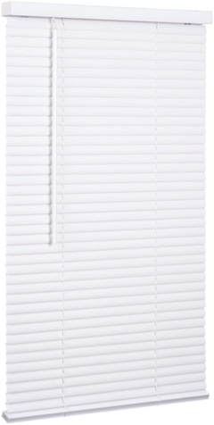 Vinyl Mini Blind, 1”x 21”x L? White