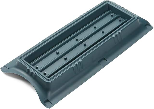 FloraCraft Plastic Floral Casket Saddle 2.5 Inch x 10.75 Inch x 24 Inch Green 24 x 10.75 x 2.5" FLORAL NECESSITIES SADDLES Green