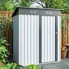 5 Ft. W X 3 Ft. D Outdoor Galvanized Steel Storage Shed