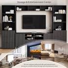 (Diferent color)4-Piece Wall Unit Entertainment