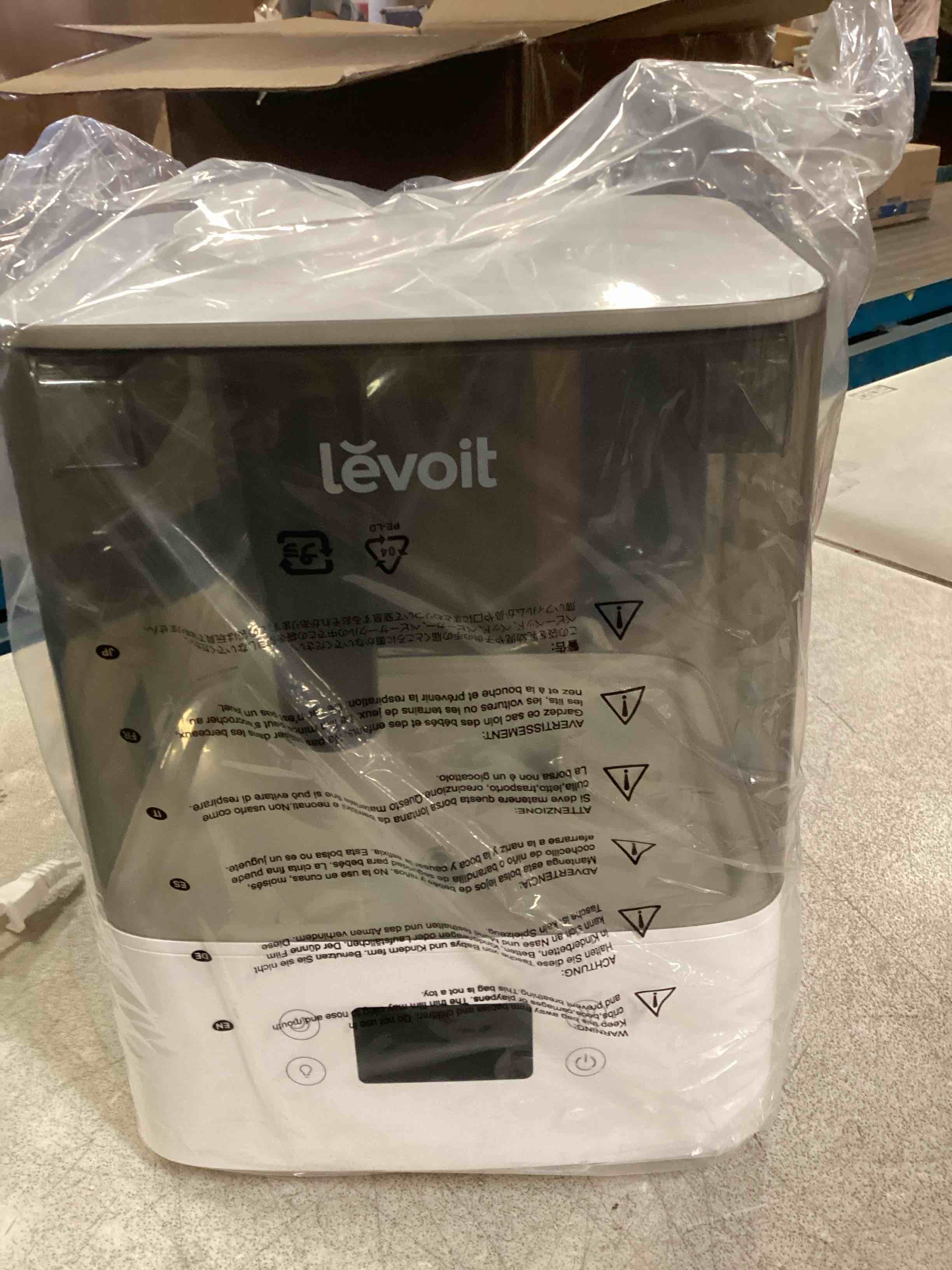 LEVOIT Smart Humidifiers for Bedroom Large Room Home,(6L) Cool Mist Top Fill Essential Oil Diffuser for Baby & Plants,Smart App & Voice Control, Rapid Humidification & Auto Mode-Quiet Sleep Mode, Gray