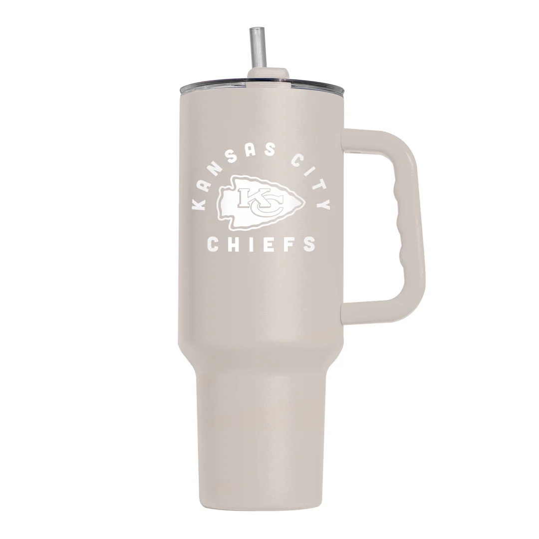 Kansas City Chiefs 40oz Archway Sand Powder Coat Tumbler ((Similar)) 