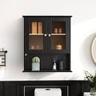26 in. W x 30 in. H Bathroom Storage Wall Cabinet Fully Assembled with Sensor Light