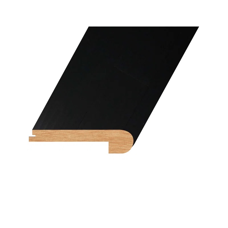 Laminate 4.41'' W x 94.49'' L Stair Nose in Papua Ebony 5 pieces 