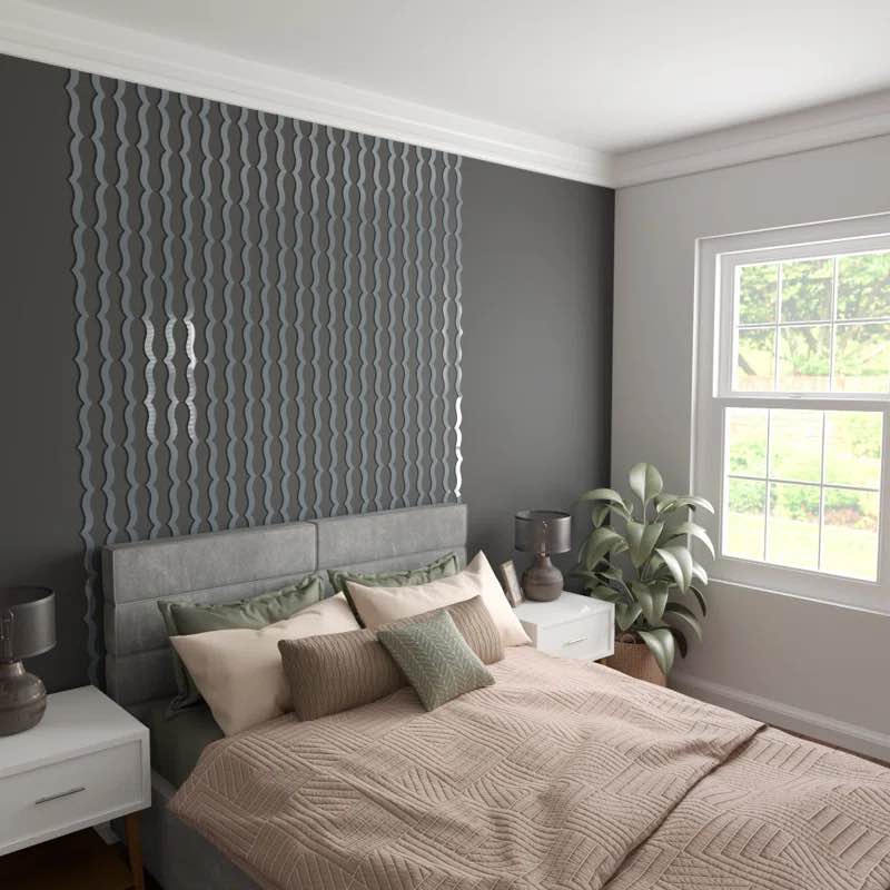 May Adjustable Acrylic Decorative Slat Wall Panel Kit (43-Pack)