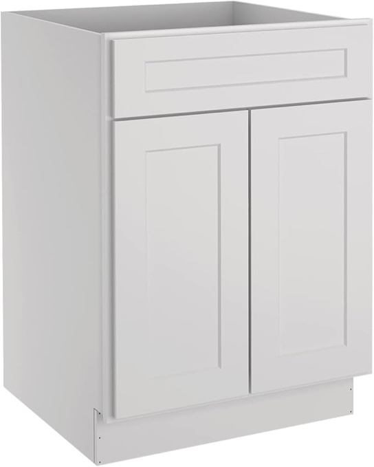 (similar) LOVMOR Kitchen Base Cabinets, Sideboard Storage Cabinet, Entryway Cabinet with 1-Drawer & Adjustable Shelf, 24" W X 24" D X 34-1/2"H