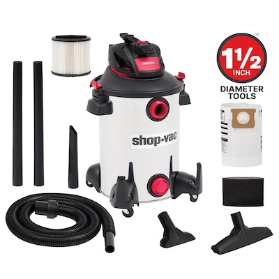 ( incomplete) Shop-Vac 12-Gallon 6-HP Corded Wet/Dry Shop Vacuum with Accessories Included