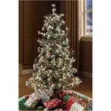 Holiday Time 4-Foot Pre-Lit Redland Spruce Artificial Christmas Tree, with 50 Clear Incandescent Lights