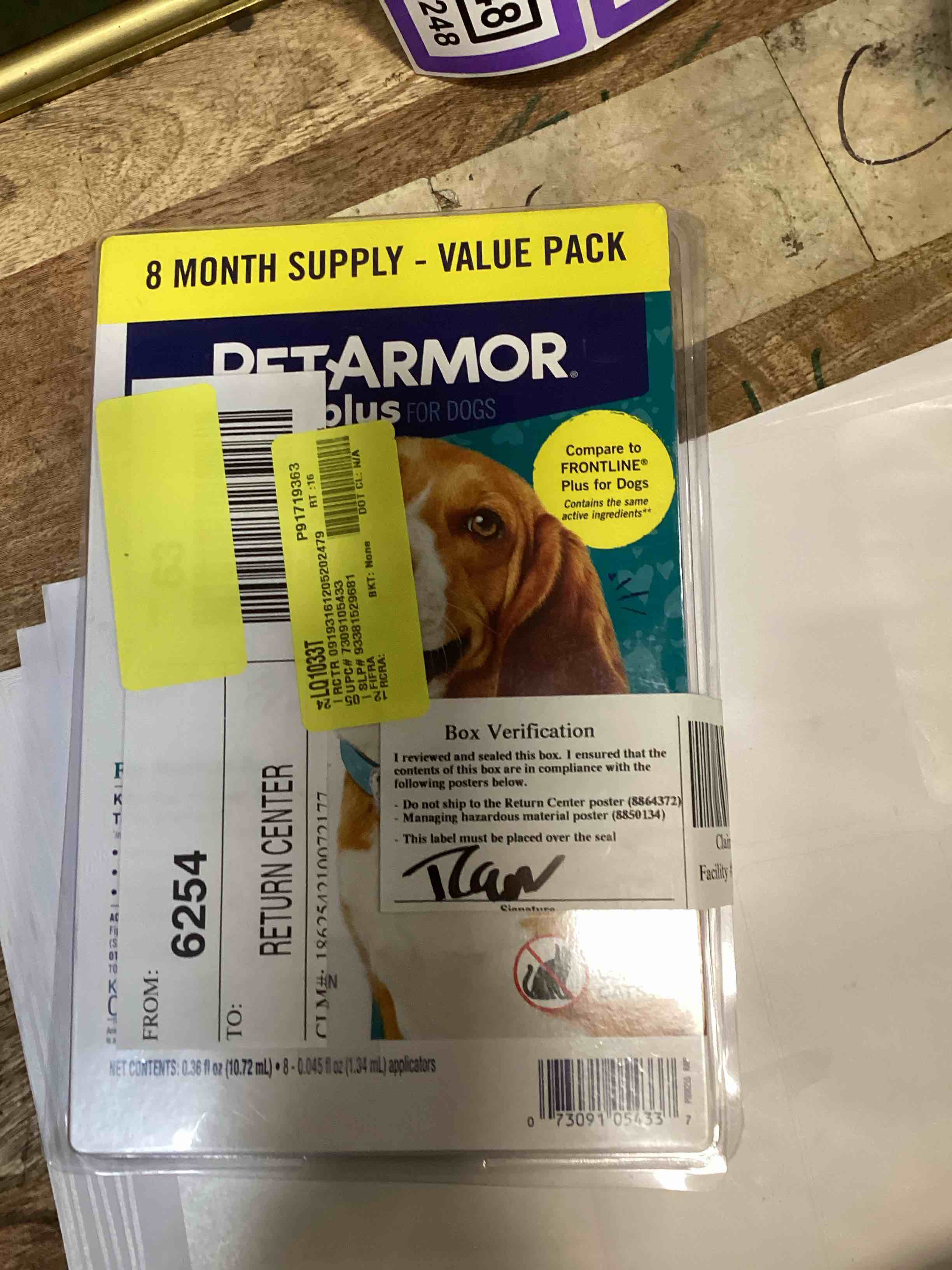 PetArmor CapAction Flea Tabs for Dogs, Choose Size