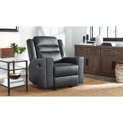 ( incomplete )Member S Mark Easton Leather Glider Recliner - Sam S Club