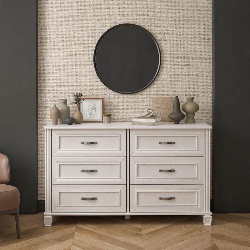 Hillview 6 Drawer Dresser (incomplete only 1 box) 