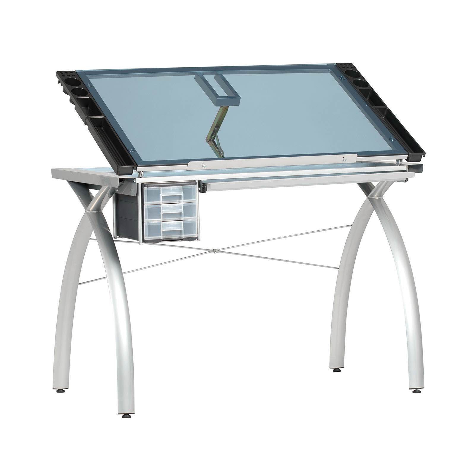 studio designs futura crafting drafting drawing table with adjustable top