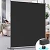 Room Divider, Single Panel Privacy Screen with Thick Fabric, Freestanding Partition Wall for Room Separation, Portable for Office