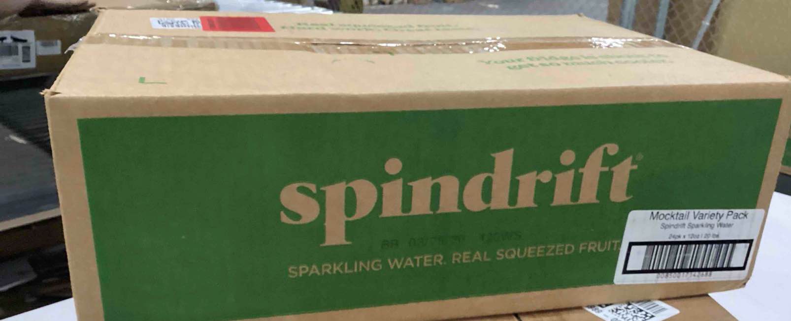 Condition photo showing New/Like New for Spindrift mocktail variety pack 24 pack 03/2026