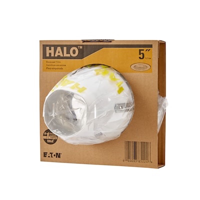 HALO 5-Inches White Baffle Recessed Light Trim(pack of 2)