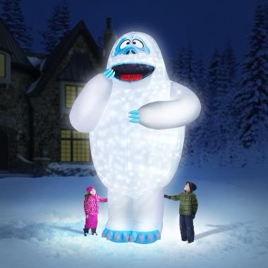 the 15' inflatable illuminated bumble