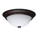 Project Source 1-Light 13-in Bronze LED Flush Mount Light
