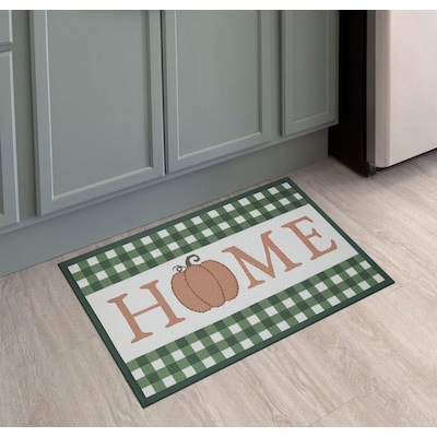 Holiday Living Pumpkin Mat (1- ft 9-in x 2-ft 10 in)