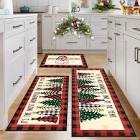 HEBE Christmas Kitchen Rugs Sets of 3