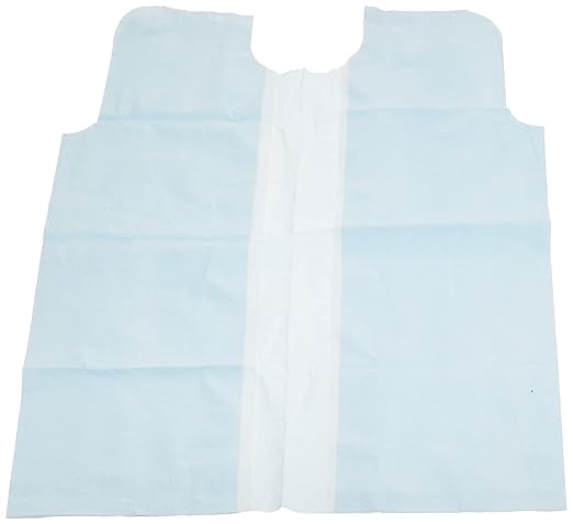 813 Avalon Papers Standard Exam Gown, Tissue/Poly/Tissue, Blue (Pack of 50)